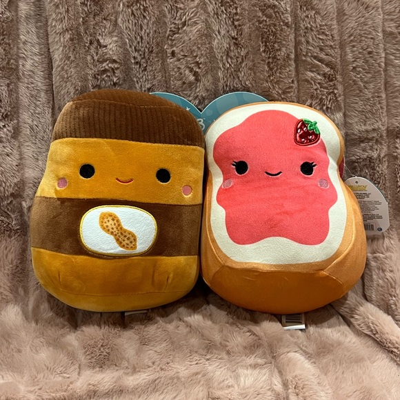 Squishmallows Toys Squishmallow Iman And Brizby Peanut Butter Jelly